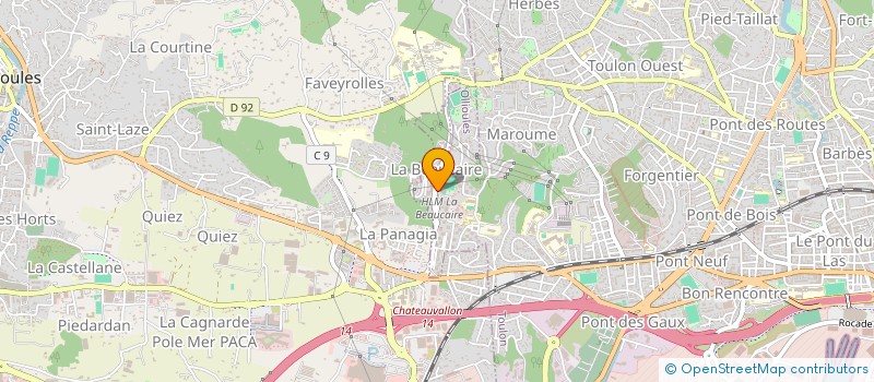 localisation de l'entreprise UNION DEPARTEMENTALE DE LA CONSOMMATION DU LOGEMENT ET DU CADRE DE VIE DU VAR à LA GARDE