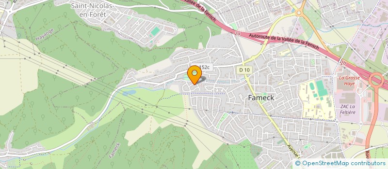 localisation de l'entreprise UNION DEPARTEMENTALE DES ANCIENS COMBATTANTS FRANCAIS MUSULMANS DU DEPARTEMENT DE LA MOSELLE  FAMECK