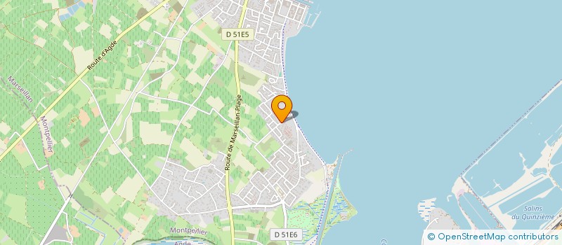 localisation de l'entreprise UNION DEPARTEMENTALE DES ASSOCIATIONS DE MARINS ET MARINS COMBATTANTS DE L HERAULT à MARSEILLAN