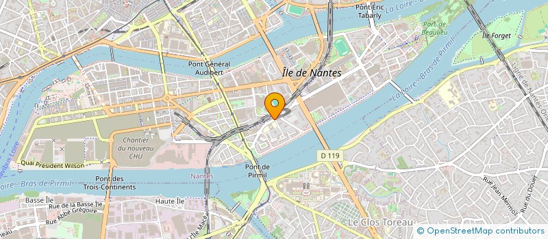 localisation de l'entreprise UNION DEPARTEMENTALE DES ASSOCIATIONS DE PROTECTION DE LA NATURE DE L'ENVIRONNEMENT ET ..... à NANTES