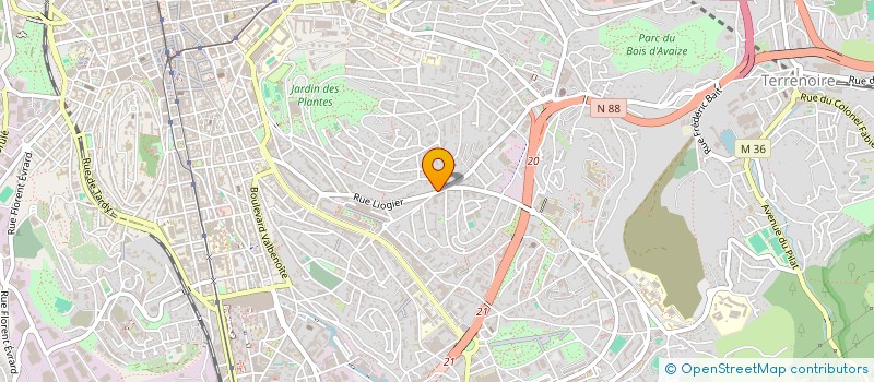 localisation de l'entreprise UNION DEPARTEMENTALE DES ASSOCIATIONS DE THEATRE ET D'EXPRESSION  SAINT-ETIENNE