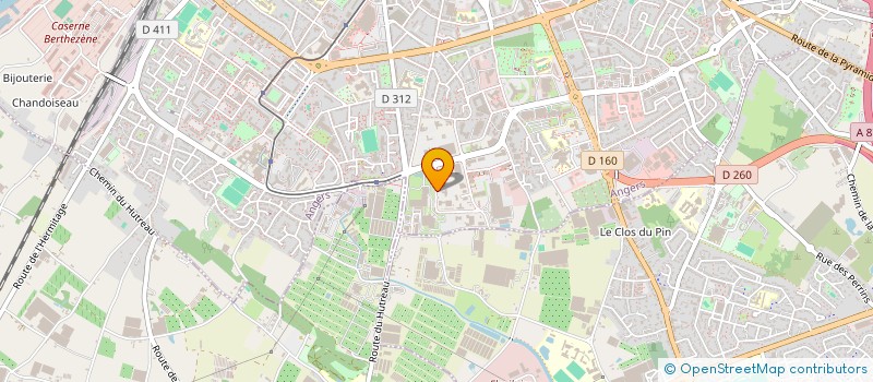 localisation de l'entreprise UNION DEPARTEMENTALE DES ASSOCIATIONS FAMILIALES DE MAINE ET LOIRE à ANGERS
