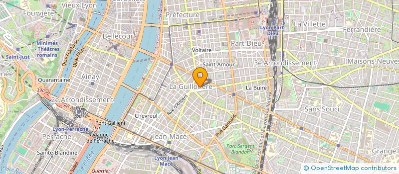 localisation de l'entreprise UNION DEPARTEMENTALE DES ASSOCIATIONS FAMILIALES DU RHONE ET DE LA METROPLE à LYON