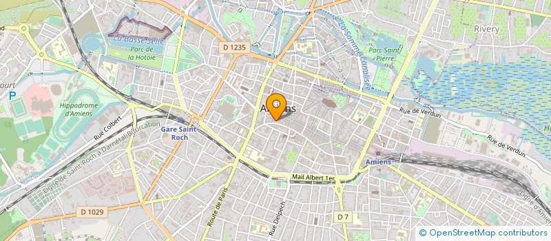 localisation de l'entreprise UNION DEPARTEMENTALE DES CCAS/CIAS DE LA SOMME  AMIENS