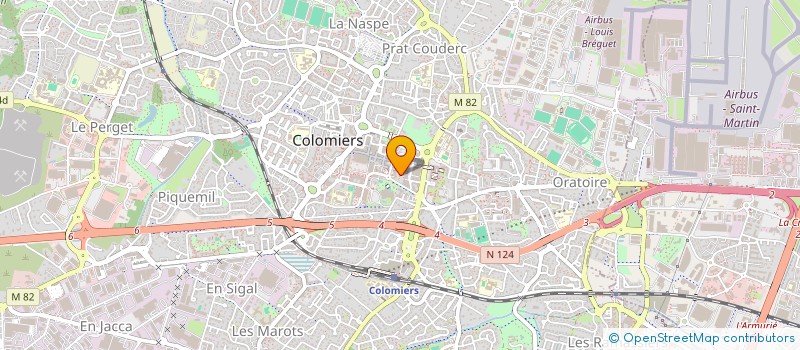 localisation de l'entreprise UNION DEPARTEMENTALE DES CENTRES COMMUNAUX D'ACTION SOCIALE DE LA HAUTE-GARONNE à COLOMIERS