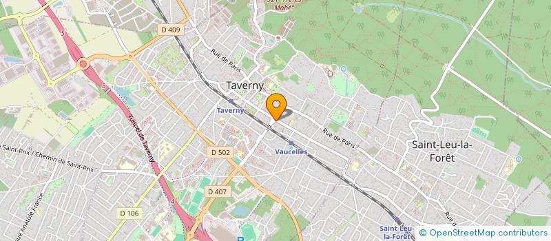 localisation de l'entreprise UNION DEPARTEMENTALE DES CENTRES COMMUNAUX D'ACTION SOCIALE DU VAL D'OISE à TAVERNY