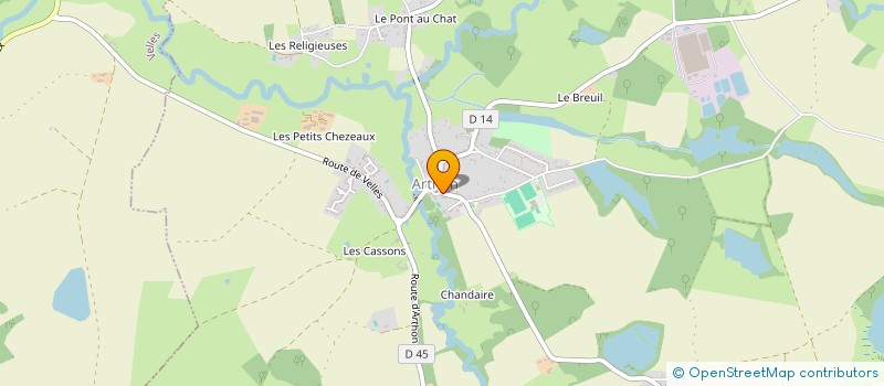 localisation de l'entreprise UNION DEPARTEMENTALE DES COMBATTANTS à LE POINCONNET