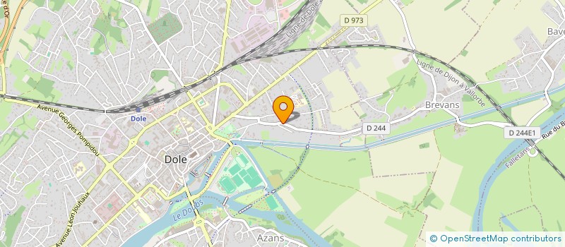 localisation de l'entreprise UNION DEPARTEMENTALE DES ELUS SOCIALISTES ET REPUBLICAINS DU JURA à DOLE