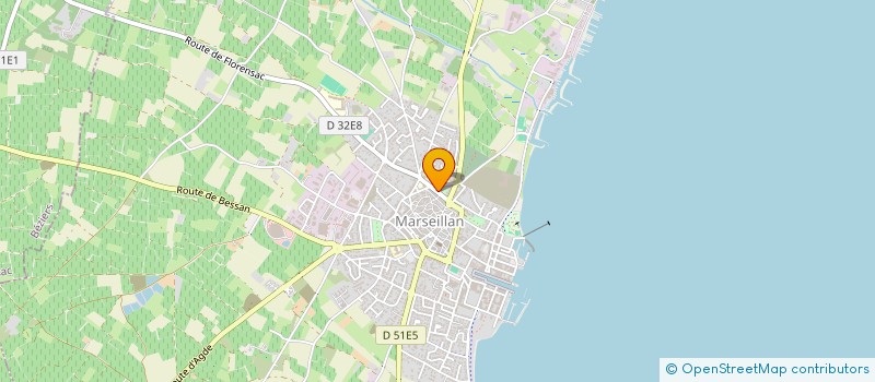 localisation de l'entreprise UNION DEPARTEMENTALE DES MAISONS DES JEUNES ET DE LA CULTURE DE L'HERAULT à MARSEILLAN