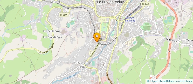 localisation de l'entreprise UNION DEPARTEMENTALE DES OGEC à VALS-PRES-LE-PUY