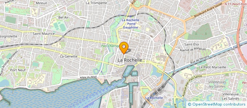 localisation de l'entreprise UNION DEPARTEMENTALE DES ORGANISMES DE GESTION DES ETABLISSEMENTS D'ENSEIGNEMENT CATHOLIQUE  SAINTES