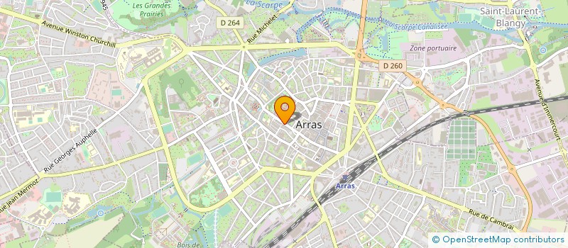 localisation de l'entreprise UNION DEPARTEMENTALE DES PACT DU P DE C à ARRAS