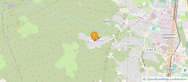 localisation de l'entreprise UNION DEPARTEMENTALE DES PERSONNELS DU SERVICE D'INCENDIE ET DE SECOURS DE LA HAUTE CORSE à FURIANI
