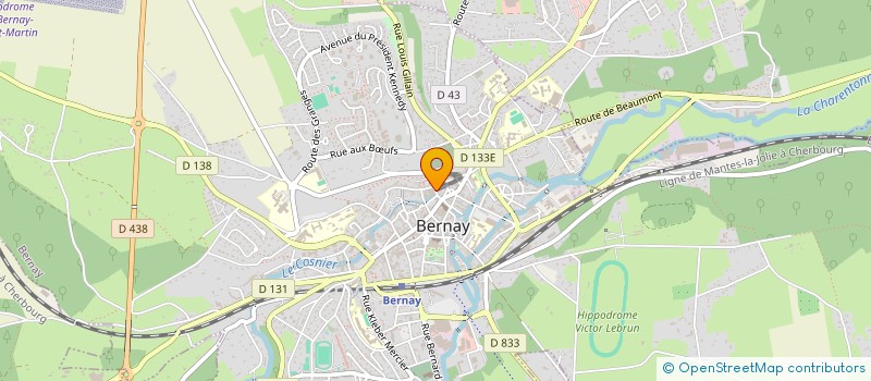localisation de l'entreprise UNION DEPARTEMENTALE DES PME DE L EURE à BERNAY