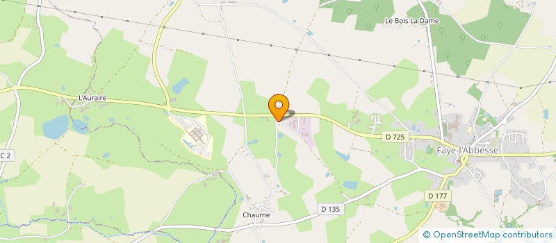 localisation de l'entreprise UNION DEPARTEMENTALE DES RANDONNEURS EQUESTRES - EQUILIBERTE 79  FAYE L'ABBESSE