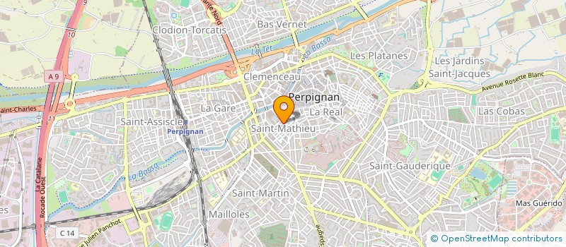 localisation de l'entreprise UNION DEPARTEMENTALE DES RETRAITES ET VEUVES DE LA POLICE NATIONALE  PERPIGNAN