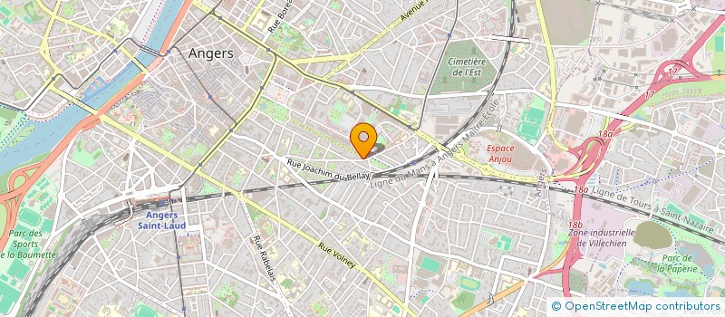 localisation de l'entreprise UNION DEPARTEMENTALE DES SOUS-OFFICIERS EN RETRAITE à ANGERS