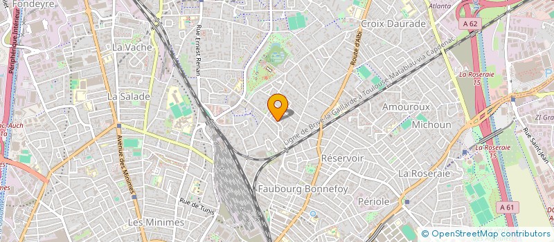 localisation de l'entreprise UNION DEPARTEMENTALE DES SOUS-OFFICIERS EN RETRAITE DE LA HAUTE GARONNE à TOULOUSE