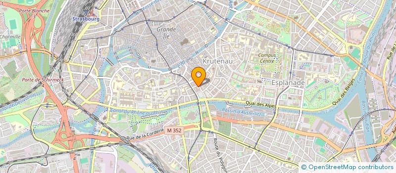 localisation de l'entreprise UNION DEPARTEMENTALE DES SYNDICATS FORCE OUVRIERE DU BAS-RHIN à STRASBOURG
