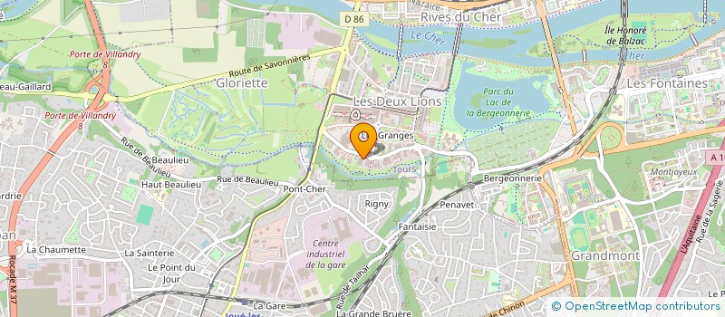 localisation de l'entreprise UNION DEPARTEMENTALE FEDEREE DES ASSOCIATIONS ET AMICALES POUR LE DON DE SANG BENEVOLE DE L'INDRE-ET-LOIRE à TOURS