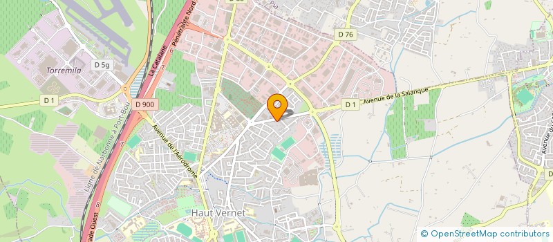 localisation de l'entreprise UNION DEPARTEMENTALE FEDEREE DES ASSOCIATIONS POUR LE DON DE SANG BENEVOLE DES PYRENEES ORIENTALES à PERPIGNAN
