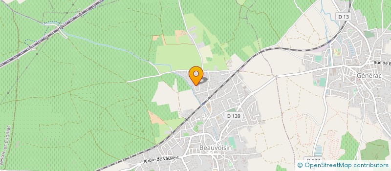 localisation de l'entreprise UNION DEPARTEMENTALE FEDEREE DES ASSOCIATIONS POUR LE DON DE SANG BENEVOLE DU GARD  BEAUVOISIN