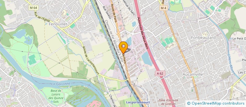 localisation de l'entreprise UNION DEPARTEMENTALE FORMATION GESTION à FENOUILLET