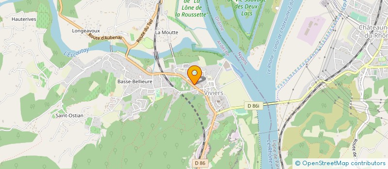 localisation de l'entreprise UNION DEPARTEMENTALE OGEC ARDECHE à VIVIERS