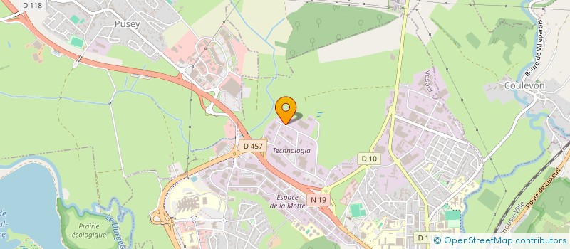 localisation de l'entreprise UNION DEPARTEMENTALE OTSI HAUTE SAONE à VESOUL