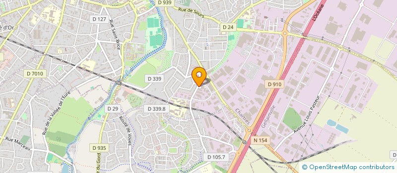 localisation de l'entreprise UNION DEPARTEMENTALE SAPEURS POMPIERS à CHARTRES