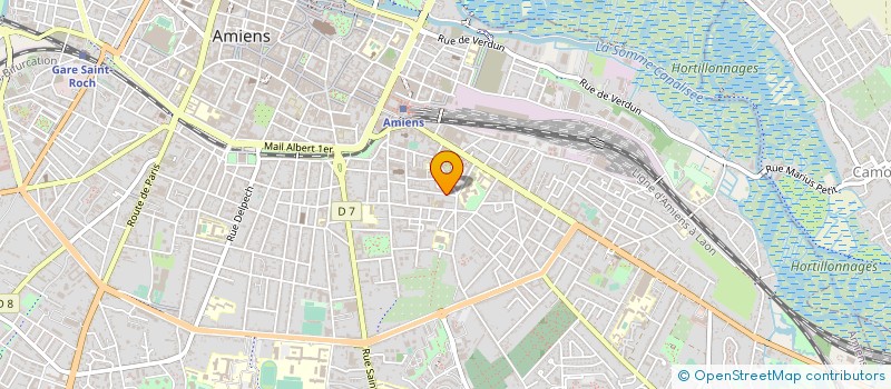 localisation de l'entreprise UNION DEPARTEMENTALE SYNDICAT CFTC  AMIENS