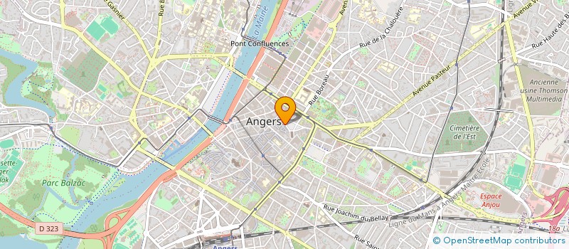 localisation de l'entreprise UNION DEPARTEMENTALE UNSA à ANGERS