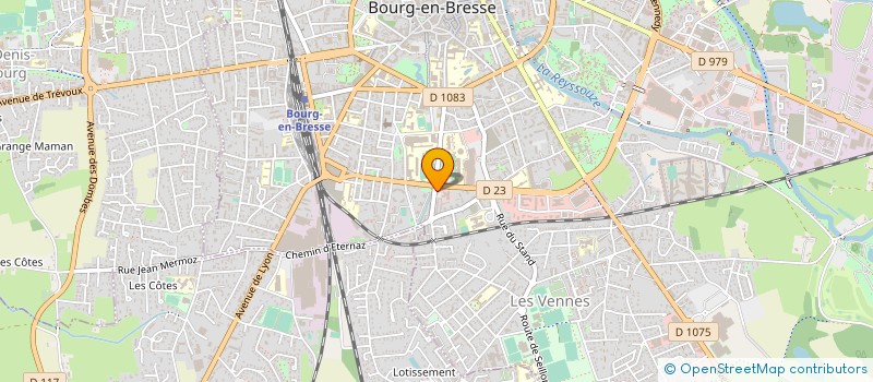 localisation de l'entreprise UNION DEPARTEMENTALE UNSA DE L AIN à BOURG-EN-BRESSE