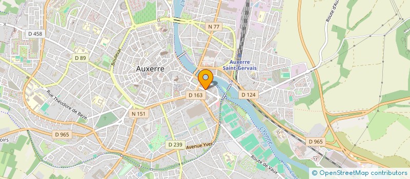 localisation de l'entreprise UNION DEPARTEMENTALE UNSA DE L'YONNE à AUXERRE