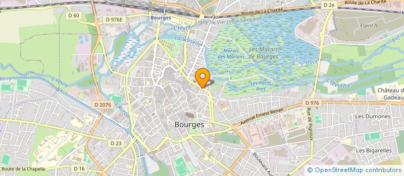 localisation de l'entreprise UNION DEPARTEMENTALE UNSA DU CHER  BOURGES