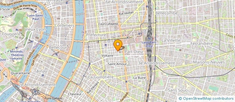 localisation de l'entreprise UNION DEPARTEMENTALE UNSA DU RHONE  LYON