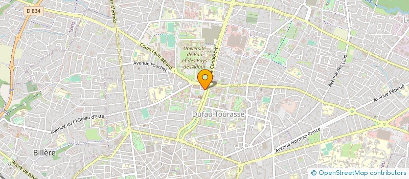 localisation de l'entreprise UNION DEPARTEMENTALE UNSA PYRENEES ATLANTIQUES à PAU