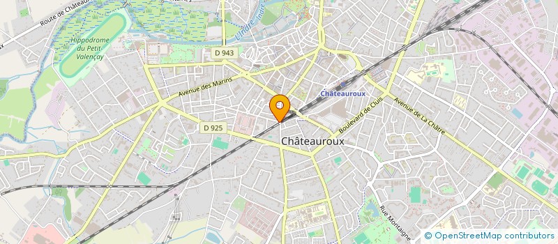 localisation de l'entreprise UNION DEPCONFEDERATION GEN CADRE à CHATEAUROUX