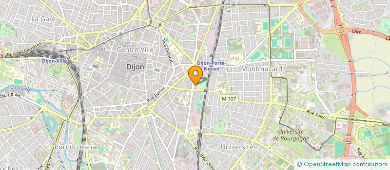 localisation de l'entreprise UNION DEPT PARENTS ELEVES ENS LIBRE COTE  DIJON