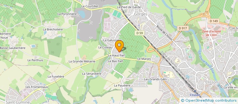 localisation de l'entreprise UNION DEPT PREMIERS SECOURS L ATLANTIQUE à GORGES