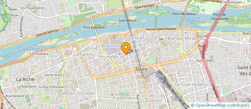 localisation de l'entreprise UNION DEPT SYNDICAT ARTISANAUX à TOURS