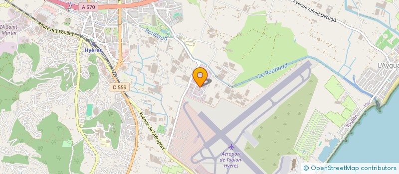 localisation de l'entreprise UNION DES ACTEURS DU POLE DU PALYVESTRE à HYERES