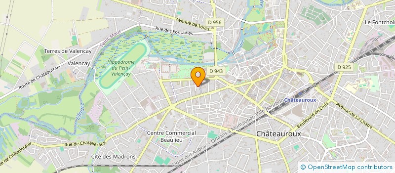 localisation de l'entreprise UNION DES ANCIENS COMBATTANTS DE CHATEAUROUX-DEOLS à CHATEAUROUX