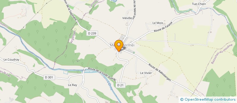 localisation de l'entreprise UNION DES ANCIENS COMBATTANTS DE LA COMMUNE DE MENIL HERMEI à MENIL-HERMEI