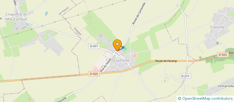 localisation de l'entreprise UNION DES ANCIENS COMBATTANTS DE OUAINVILLE  OUAINVILLE