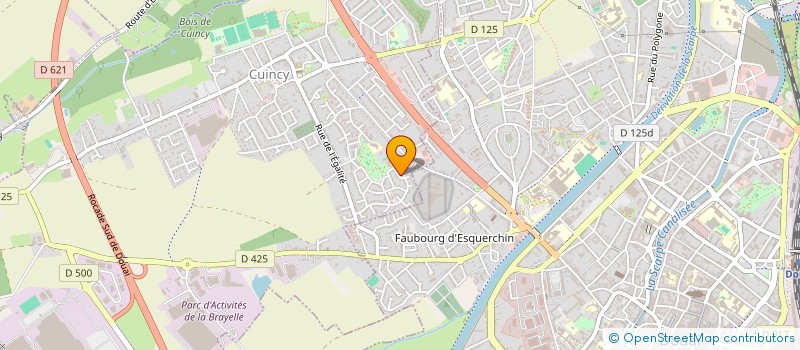 localisation de l'entreprise UNION DES ANCIENS COMBATTANTS ET DES COMPAGNONS DE LA MEMOIRE DE CUINCY  CUINCY