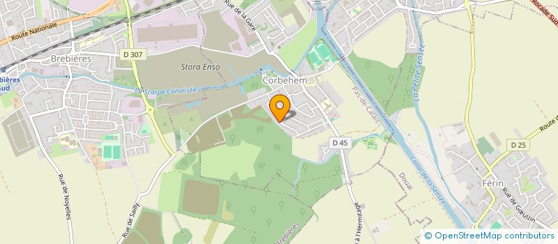 localisation de l'entreprise UNION DES ANCIENS DE CORBEHEM  CORBEHEM