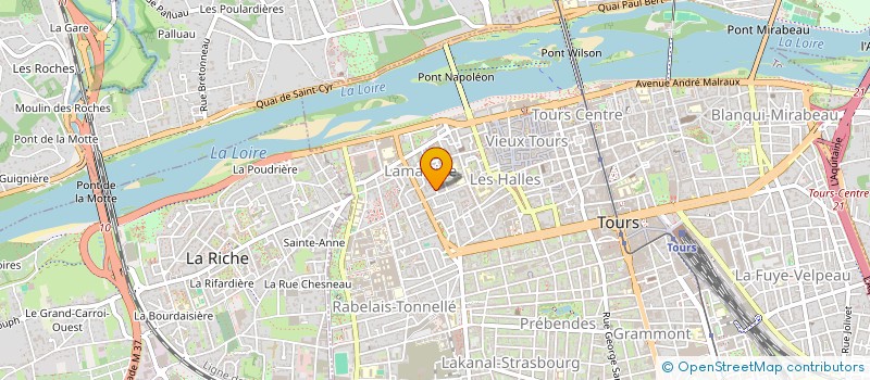 localisation de l'entreprise UNION DES ARMENIENS DU CENTRE à TOURS