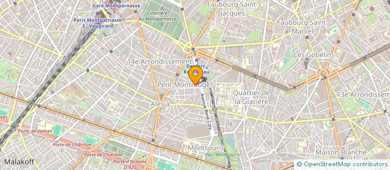 localisation de l'entreprise UNION DES ARTISANS FRANCILIENS  PARIS