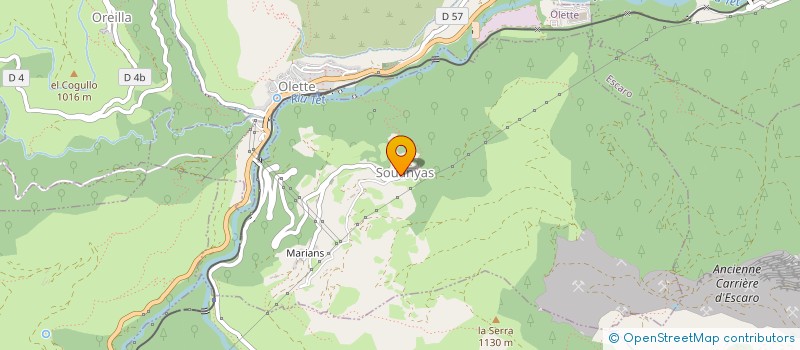 localisation de l'entreprise UNION DES ASA DE LA CREU   NYER